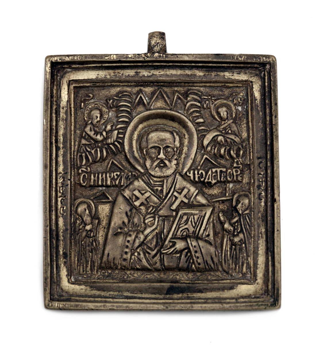 Orthodox Bronze Icon, Nikolai Ugodnik - St. Nicholas