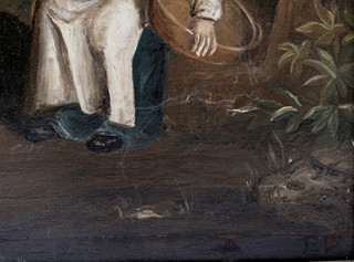 A Biedermeier Picture Clock