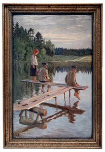 An Angler after Nikolay Petrovich Bogdanov-Bielsky