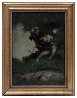 Faun and the nymph by Alexander Otrey