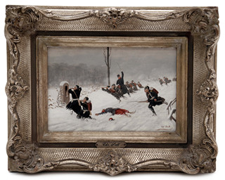 Attack of Prussian infantry by Christian Sell