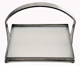 A Small Art Nouveau Tray with Handle