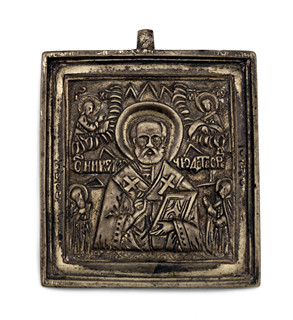 Orthodox Bronze Icon, Nikolai Ugodnik - St. Nicholas