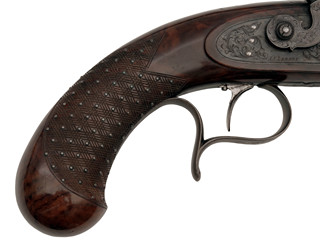 Pár perkusních pistolí v kazetě, Antonín Vincenc Lebeda