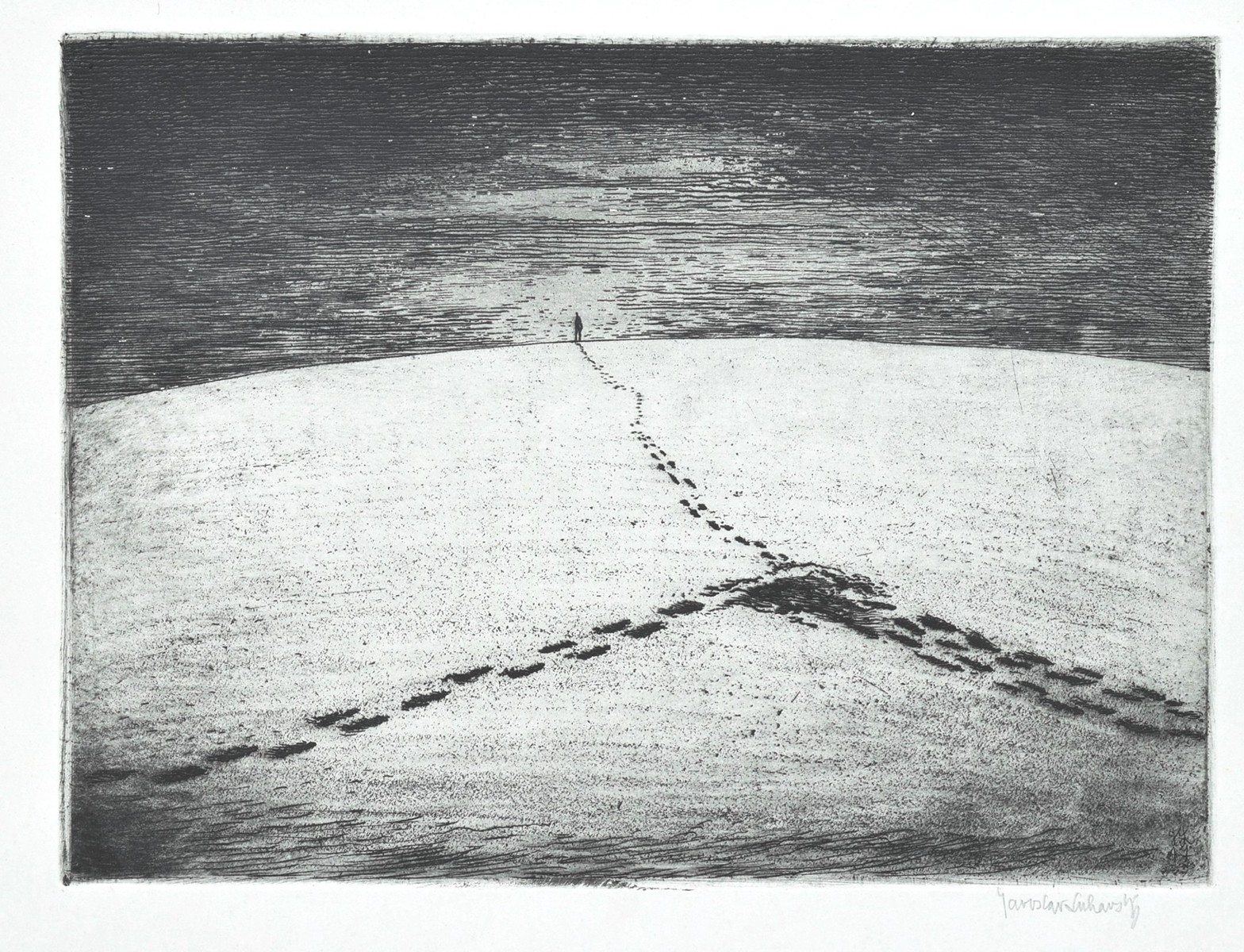 LUKAVSKÝ Jaroslav (1924-1984) - Zasněžené pole