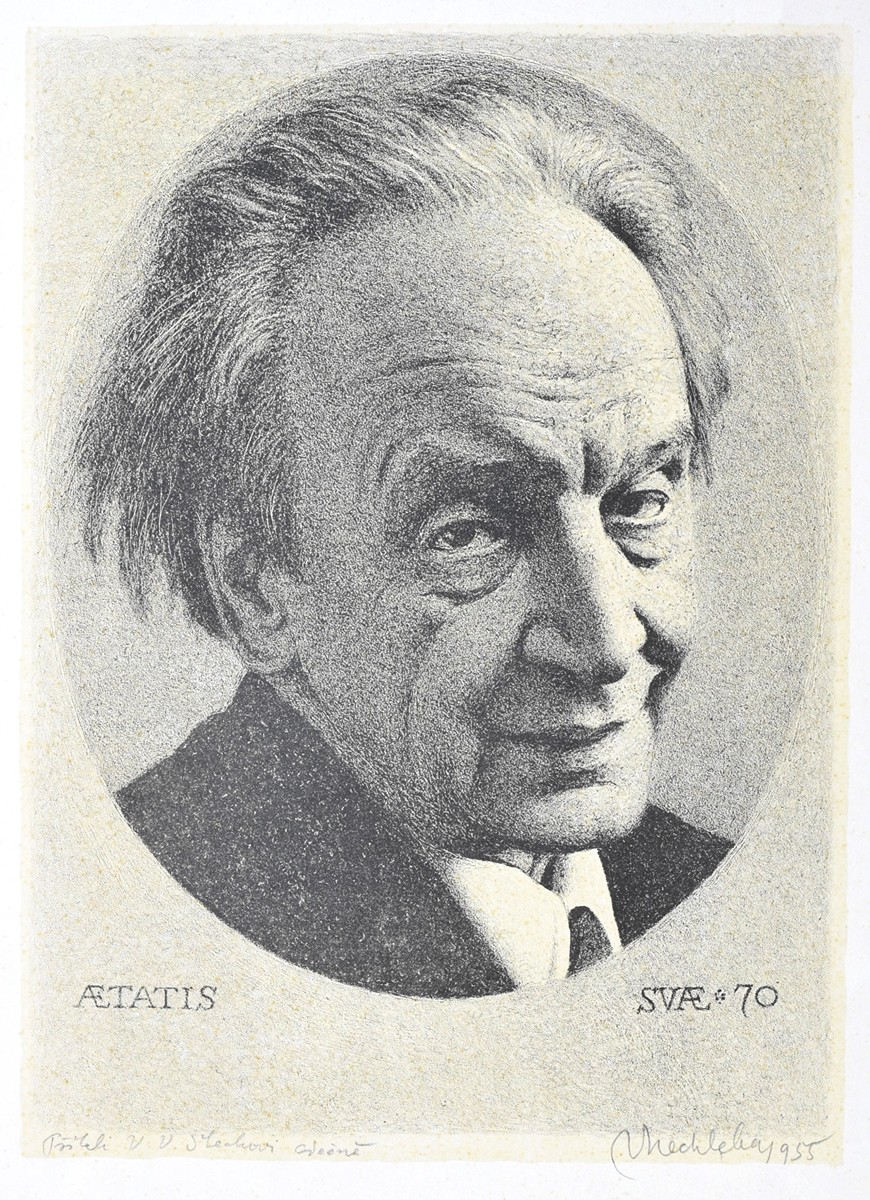 NECHLEBA Vratislav (1885-1965) - Vlastní podobizna