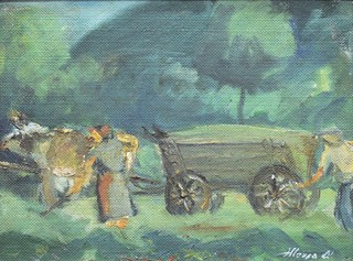HLAVSA Oldřich (1889-1936) - Cestou z pole