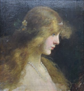 ŽENÍŠEK František (1849-1916)- připsáno - Krásné děvče