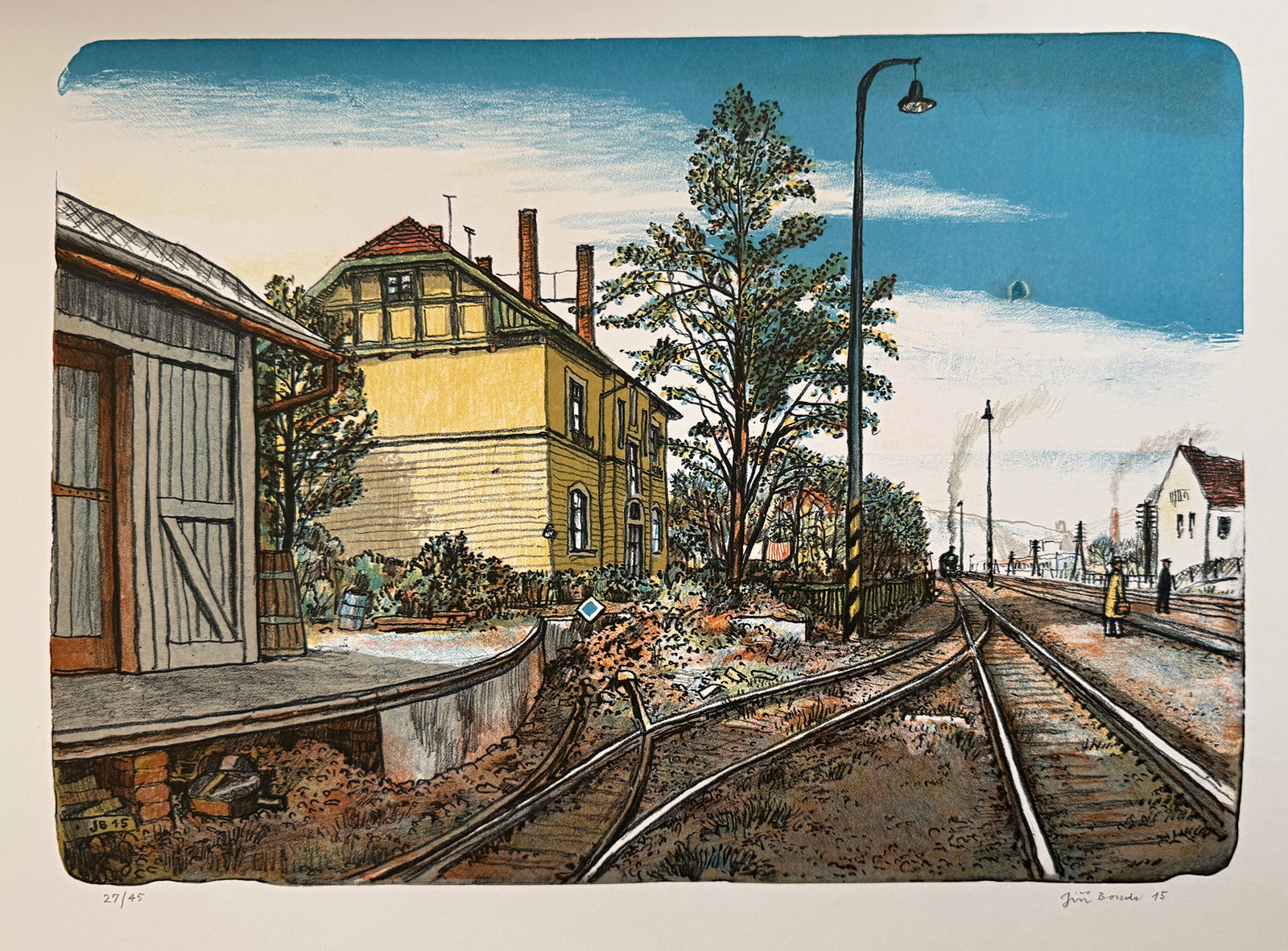 Jiří Bouda (1934 - 2015) - Šturc v Bubenči