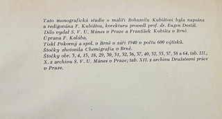 Bohumil Kubišta (1884 - 1918) - Monografie