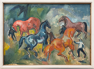 Josef Holler (1903 - 1982) - Koně
