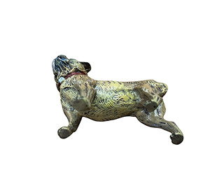 Franz Bergmann - Bronz Vídeň- buldoček