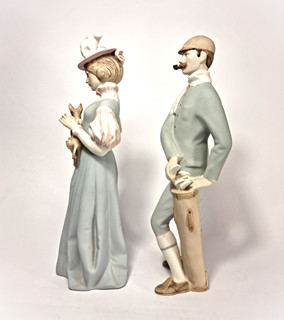 Royal dux - Porcelánový páreček