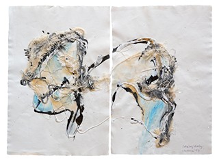 INEZ TUSCHNEROVÁ (1932–2015) - ODVRÁCENÝ DIALOG – DIPTYCH