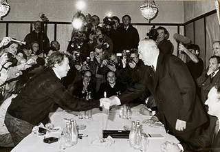 ČTK - Václav Havel a Ladislav Adamec