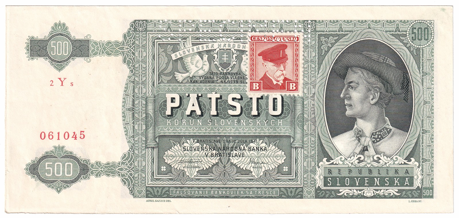 500 Korun slovenských