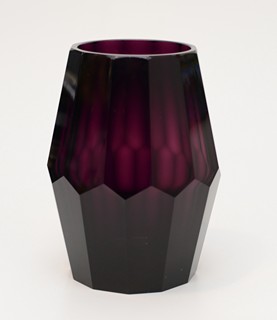 Váza - Moser - návrh Josef Hoffmann (1870-1956)