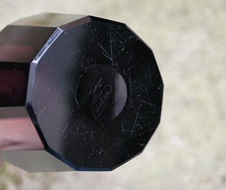 Váza - Moser - návrh Josef Hoffmann (1870-1956)