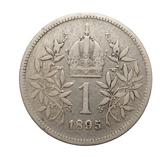 Stříbrná 1 Koruna 1895 František Josef I.