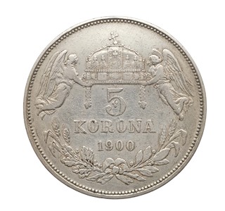 5 Koruna 1900 KB František Josef I.