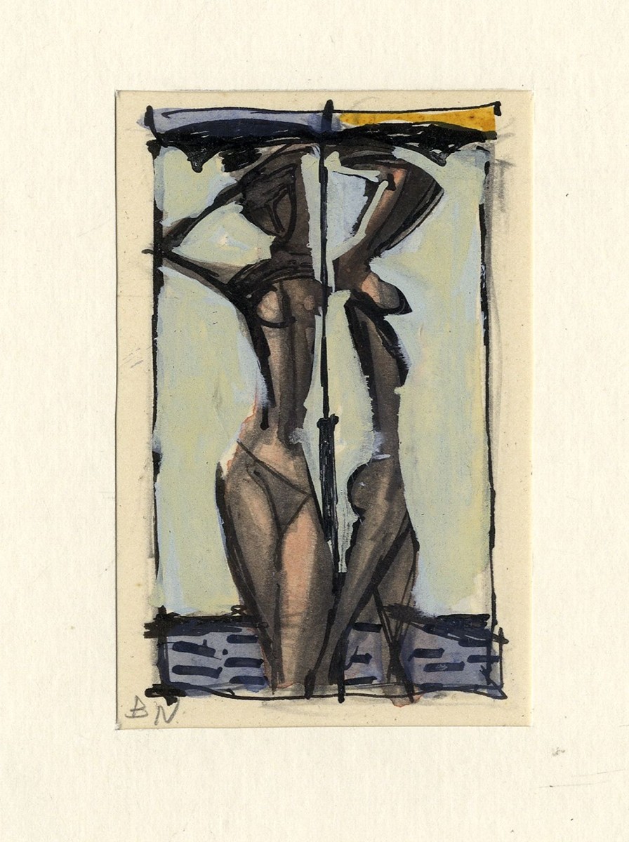 Bohumil Němec (1912 - 1985) - Pod slunečníkem