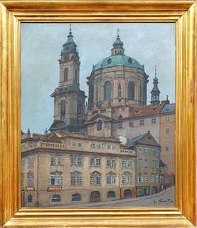 Kohout Alois (1891-1981) - Chrám sv. Mikuláše na Malé Straně