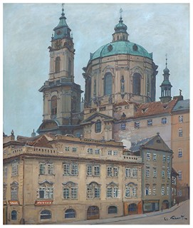 Kohout Alois (1891-1981) - Chrám sv. Mikuláše na Malé Straně