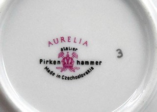 Ježek Jaroslav (1923-2002) - Šestiosobní mocca souprava Aurelia - celkem 15 ks