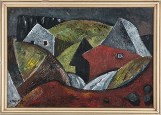 Hýžová Jaroslava (1915-1992) - Vesnice v noci