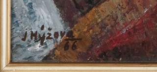 Hýžová Jaroslava (1915-1992) - Vesnice v noci