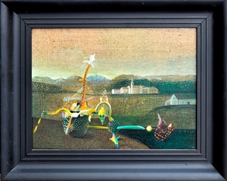 Rossí Karel (1955) - Surrealistický motiv v krajině