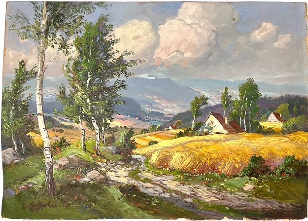 Dobeš Ludva - Břízky u cesty k domovu