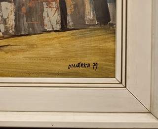 Odvárka Jan - Kostel ve vsi 98 x 33 cm