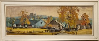 Odvárka Jan - Kostel ve vsi 98 x 33 cm