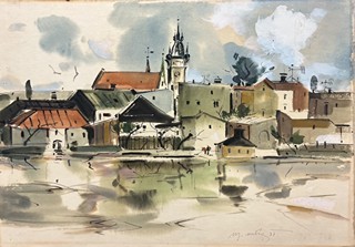 Netík Miroslav - Pohled k městu
