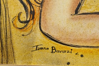 Barazi Ivana - Žena ležící v krajině