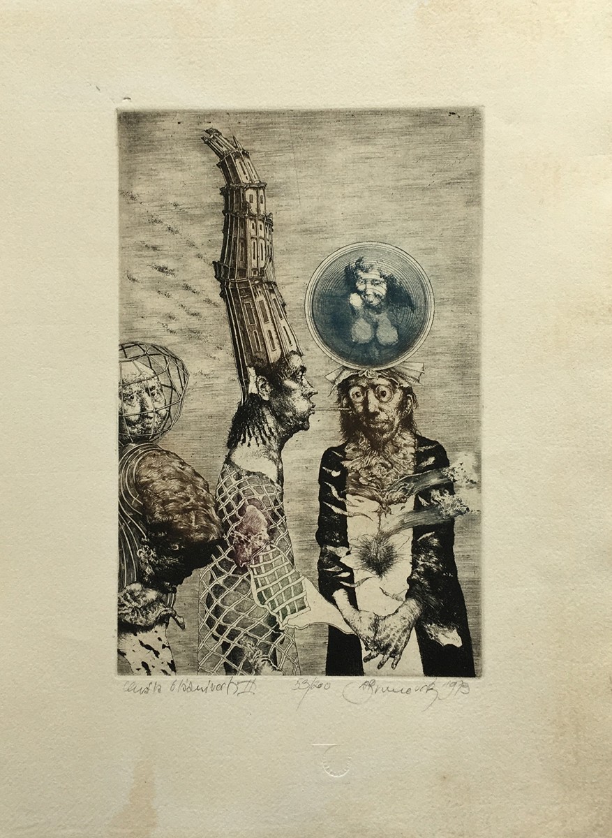 Albín  Brunovský (1935 - 1997) - Erasmus Rotterdamský: Chvála bláznovství II