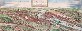 Franz Hogenberg (1535 - 1590) - Praha (Praga. Bohemiae metropolis)