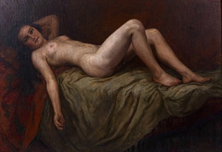 Josef Koudelka (1877 - 1960) - Ležící dívčí akt