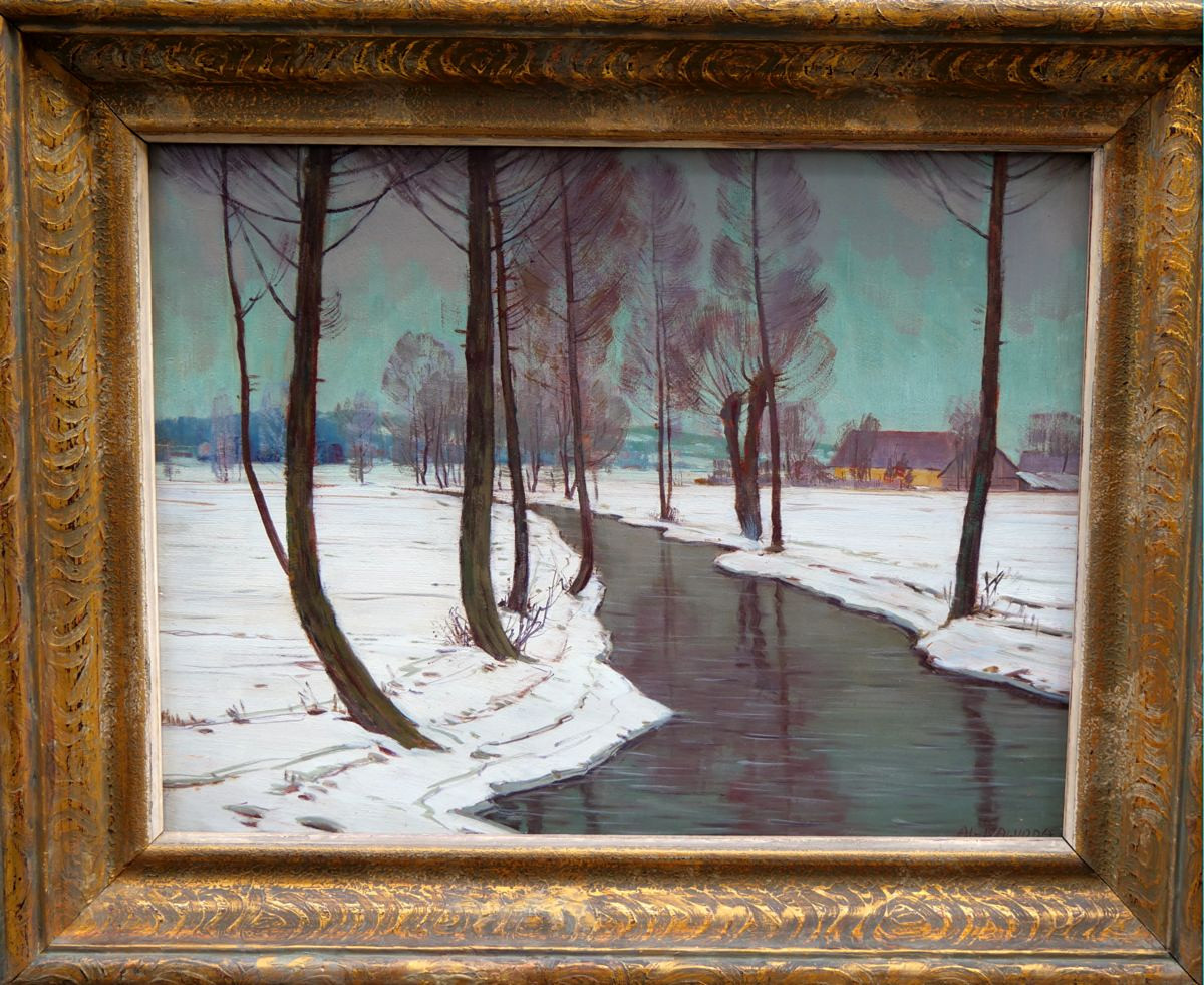 Alois Kalvoda (1875-1934) - Alois Kalvoda (1975-1934) - "Zimní krajina"