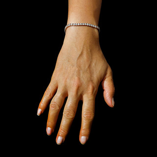 Diamantový tenisový náramek