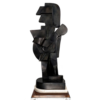 Bronzová figura „Kytarista“ - Josef Čapek