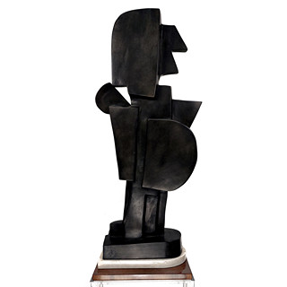 Bronzová figura „Kytarista“ - Josef Čapek