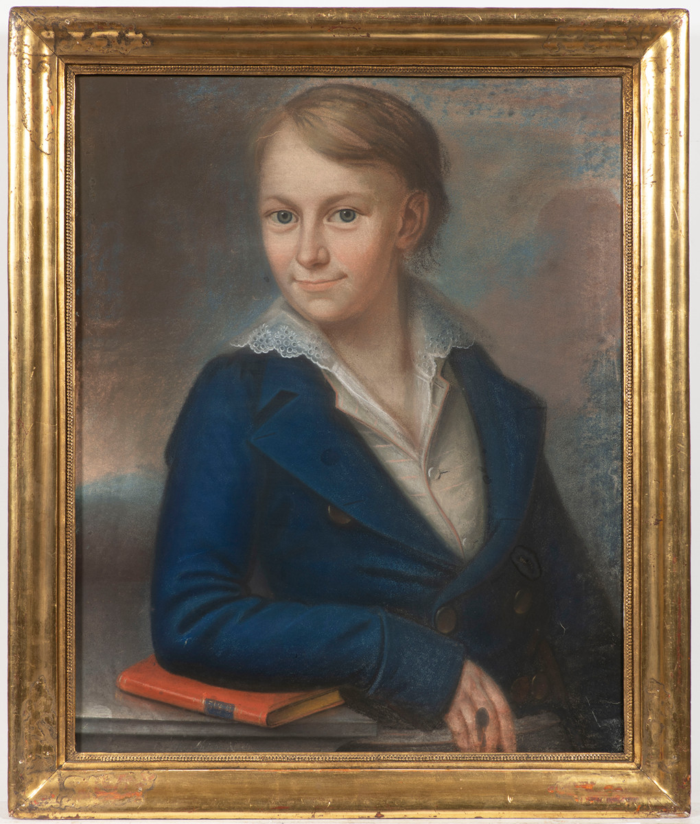 Johann Baptist I VON LAMPI, attributed . - Portrait of a young man
