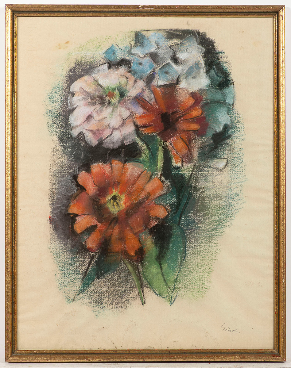 Werner Scholz (1898 - 1982) - Bouquet of flowers. Werner Scholz (Berlin 1898 - 1982 Alpbach, Tirol)