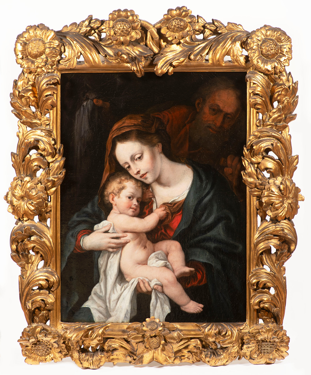 Domenico Piola  (1627 – 1703) - ‘’Sacra famiglia‘‘