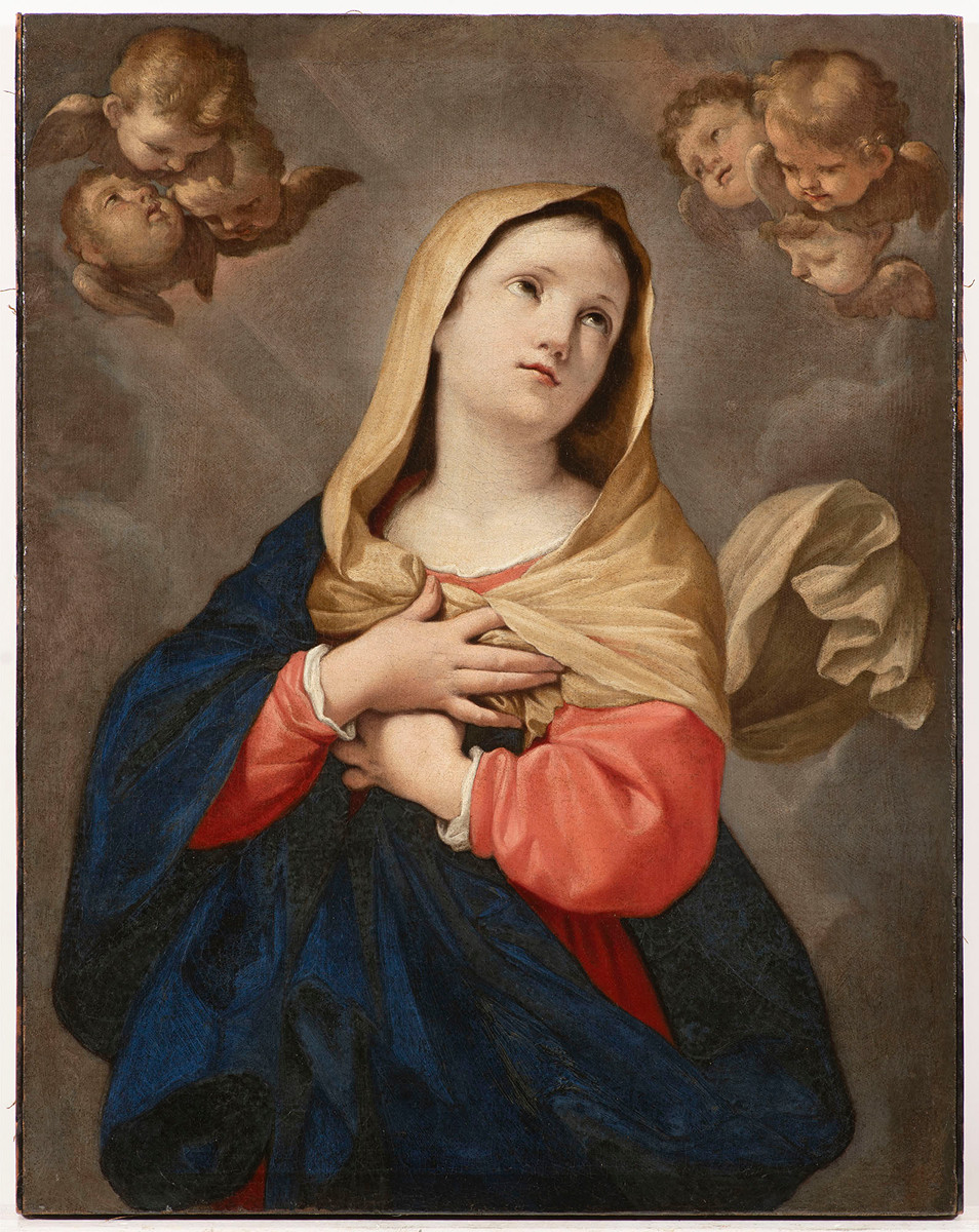 Roman master of the 17th century- MARIA IMMACULATA  - MARIA IMMACULATA 