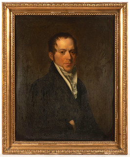 Pair of Biedermeier paintings - Pair of paintings with two portraits 