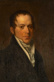 Pair of Biedermeier paintings - Pair of paintings with two portraits 