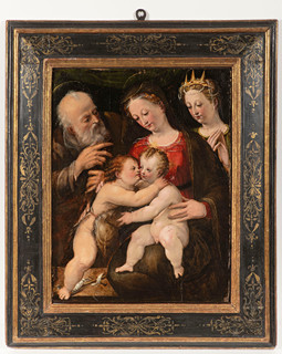 Italian Master, c. 1600 - Madonna with Child Jesus, St John, St Joseph and St Catherine